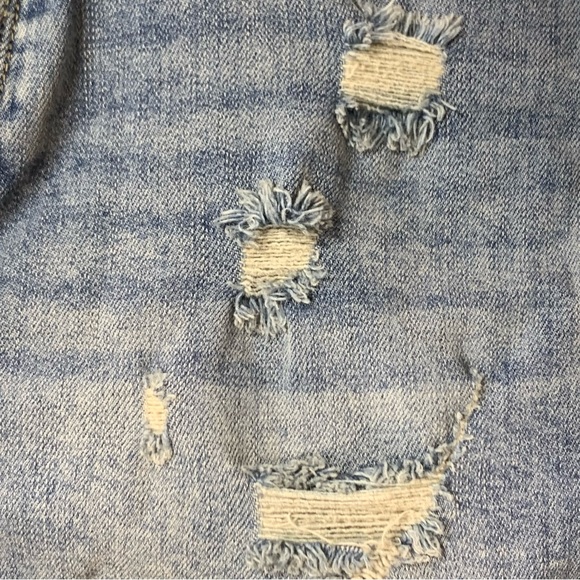 TREASURE & BOND High Waist Boyfriend CutOff Denim Shorts in Gravel MediumVintage - Picture 9 of 13